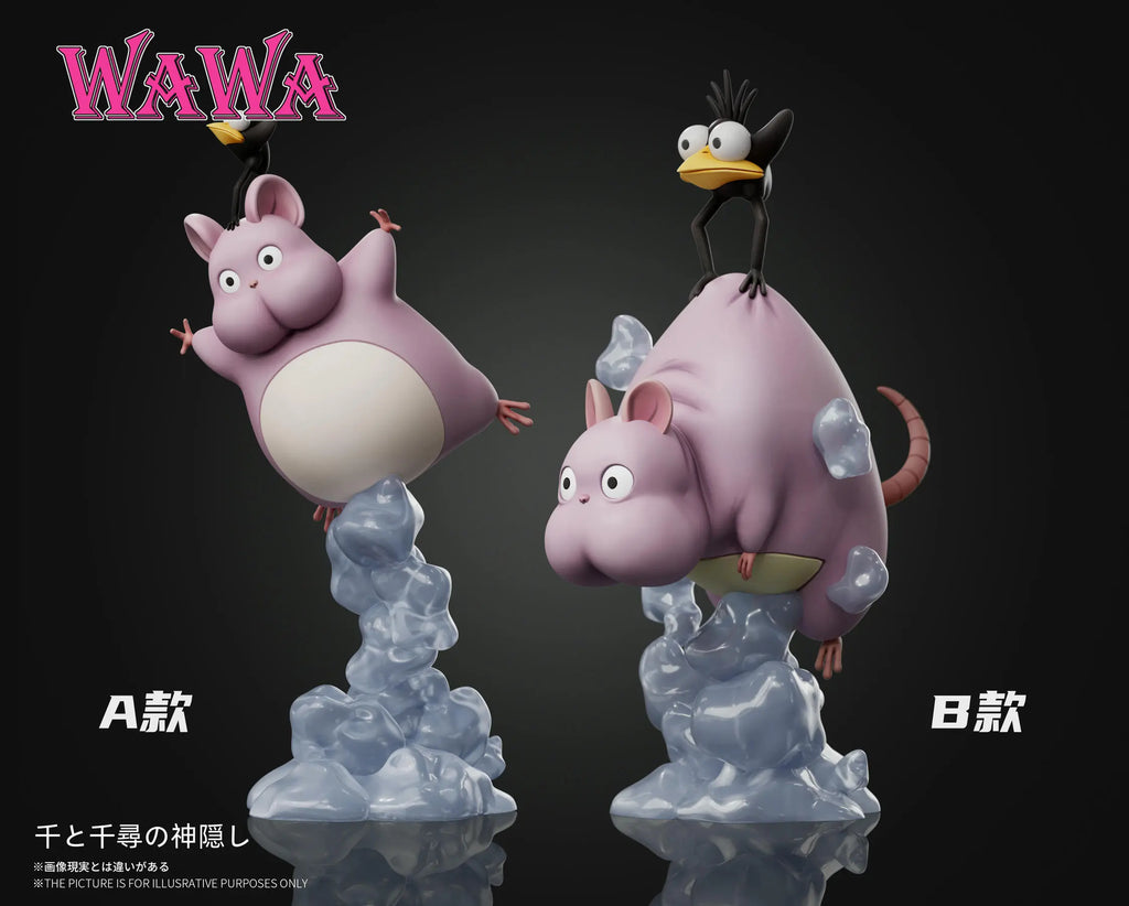 WAWA Studio - Spirited Away Hayao Miyazaki Desk Decoration Series Flying Boh Mini Figurine)