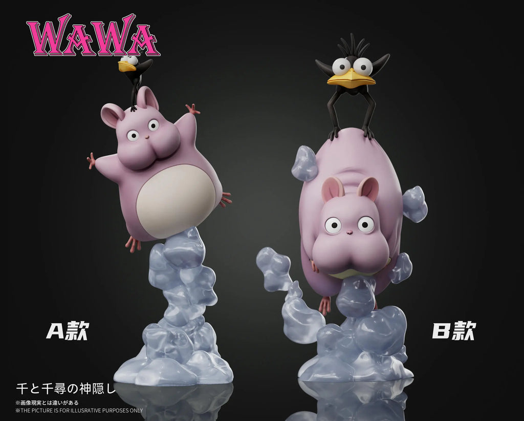 WAWA Studio - Spirited Away Hayao Miyazaki Desk Decoration Series Flying Boh Mini Figurine)