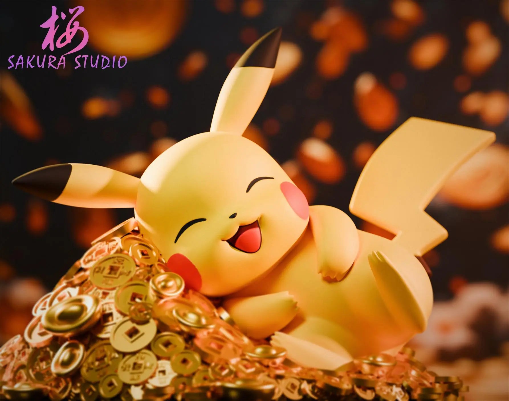SAKURA Studio - Pokémon New Year Sleeping Get Rich Lazy Pikachu 2.0