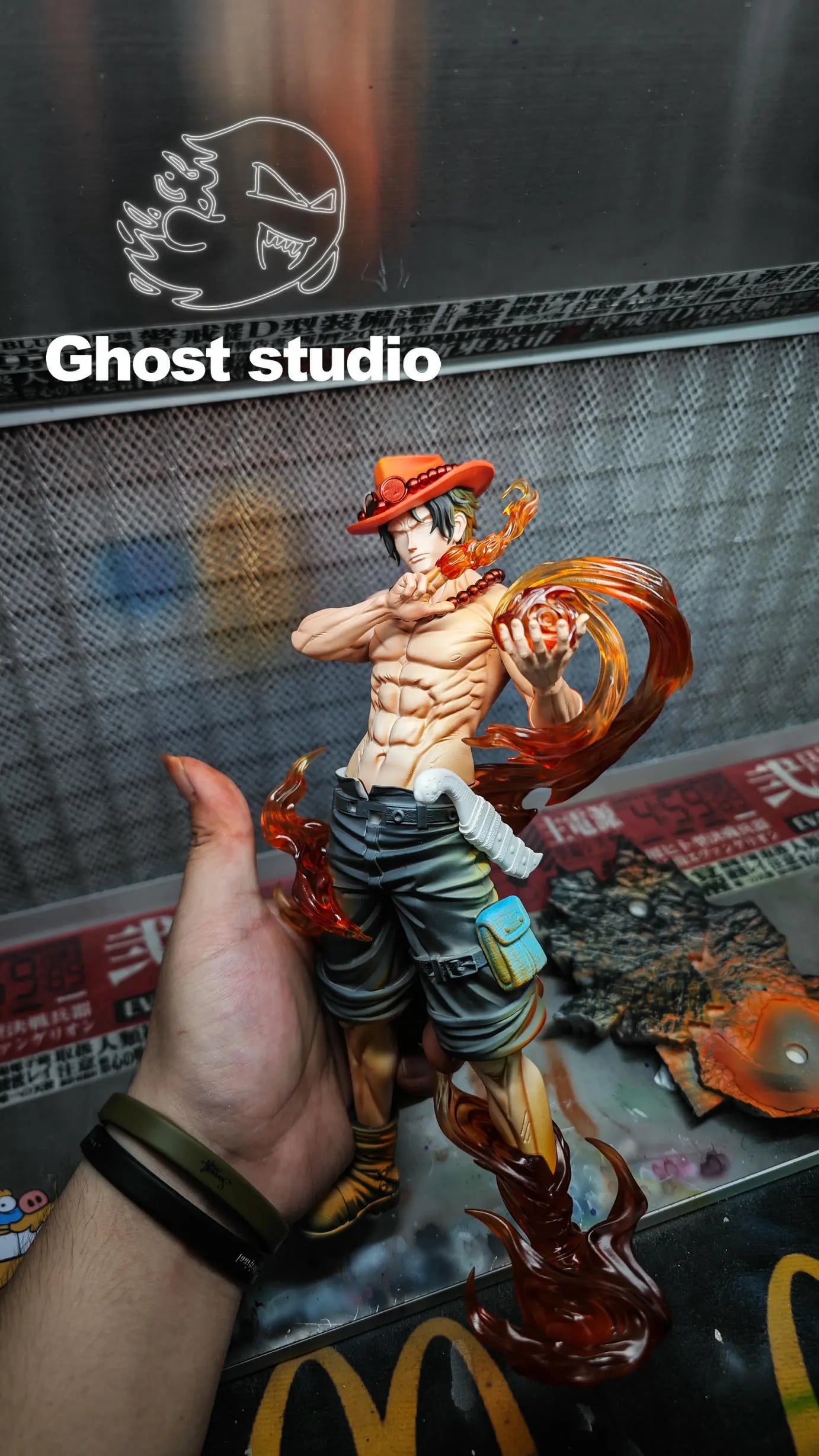 Ghost Studio - One Piece Whitebeard Pirates Resonance Series #2 Fire Fist Ace