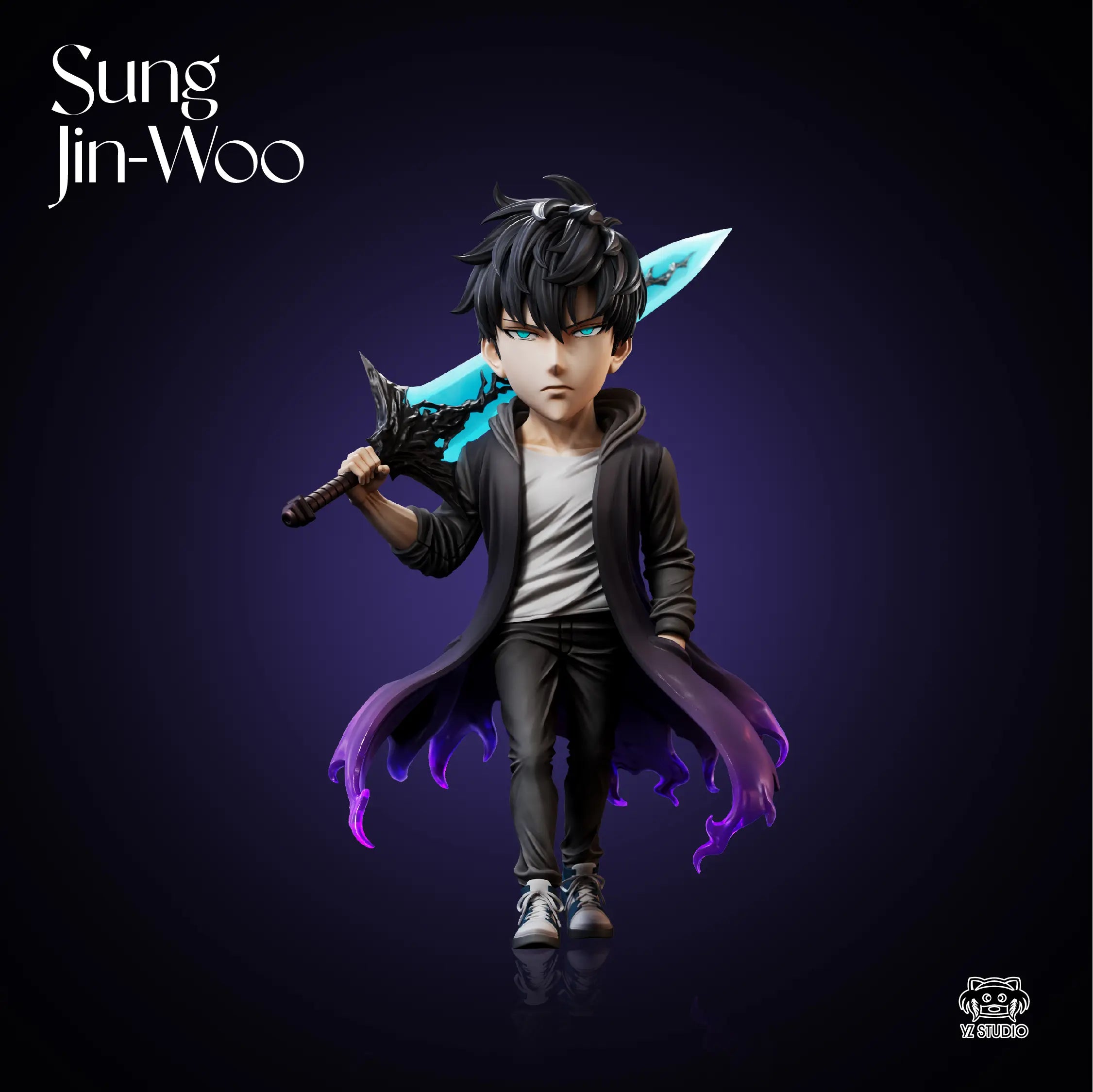Yz Studio - Solo Leveling #1 The Demon King Sword Sung Jin Woo