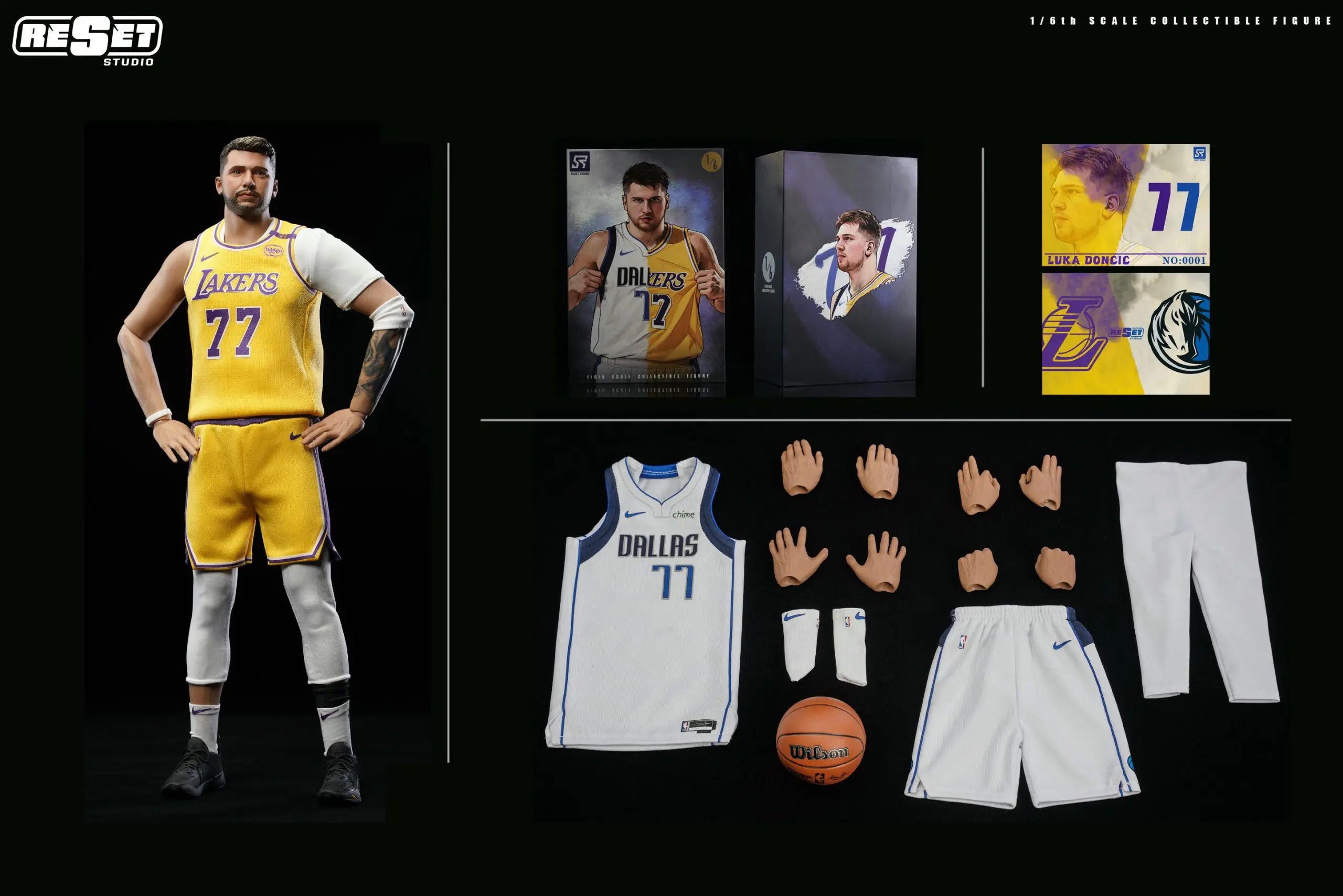 Reset Studio - NBA Luka Dončić 1/6 Collectible Action Figure