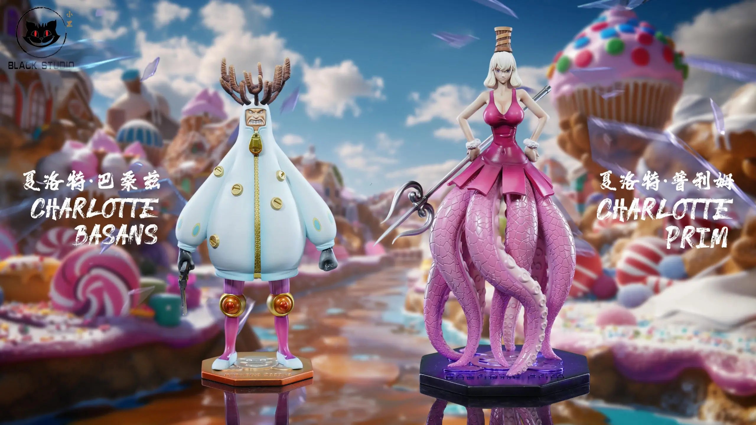 Black Studio - ONE PIECE Big Mom Pirates Collection Basans & Prim