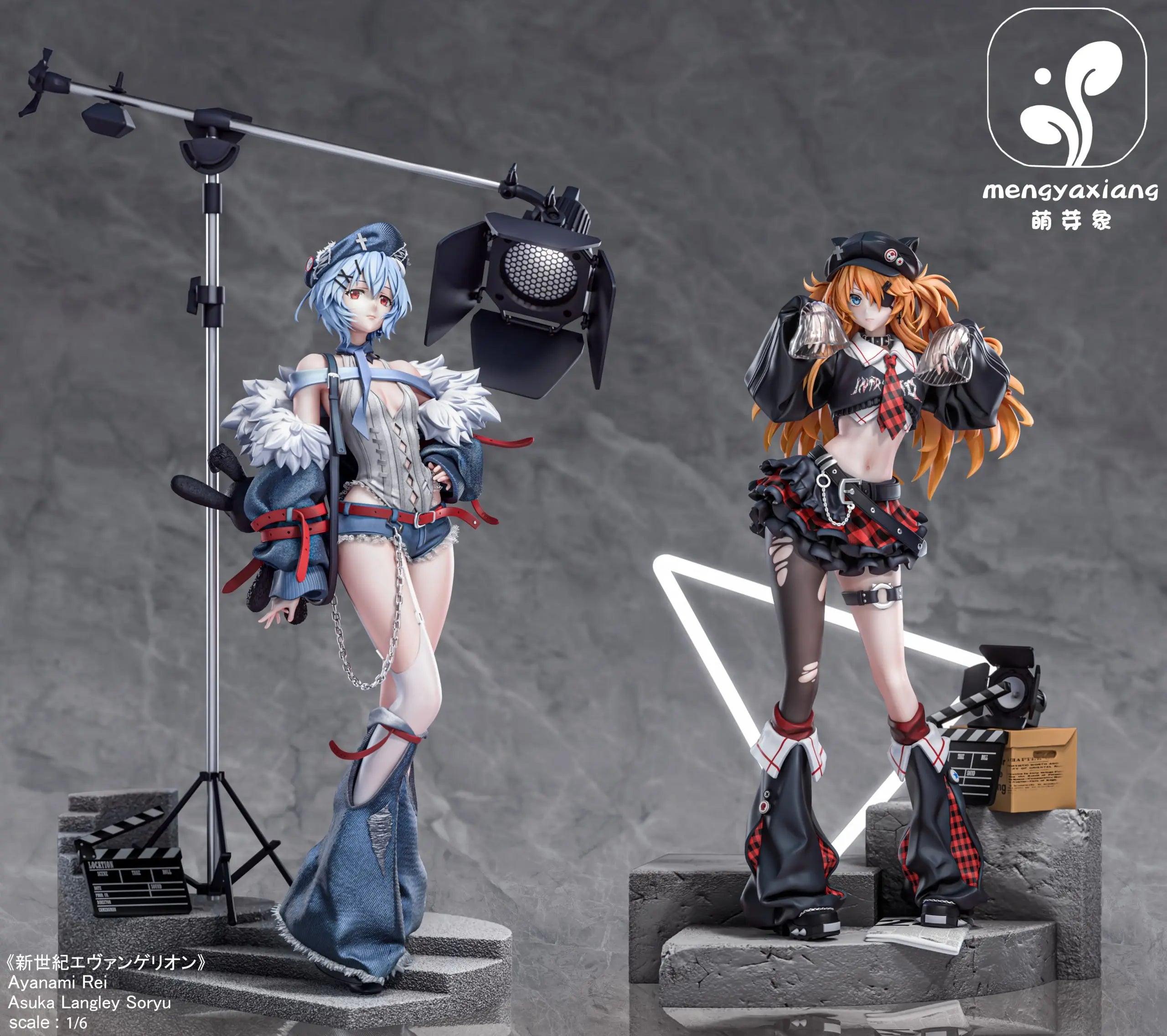 Meng Ya Xiang Studio - Neon Genesis Evangelion Soryu Asuka Langley & Ayanami Rei