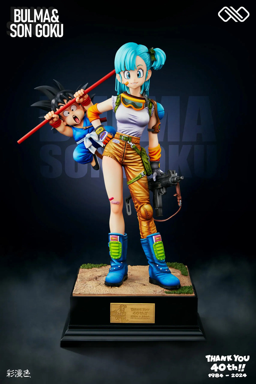 Infinite Studio - Dragon Ball Title page 40th Anniversary Series #2 Bulma & Goku