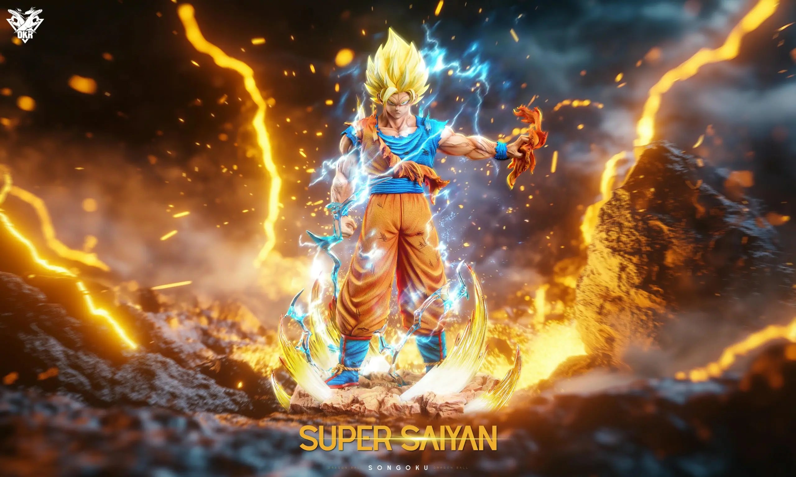 OKR Studio - Dragon Ball Super Saiyan 2 Son Goku