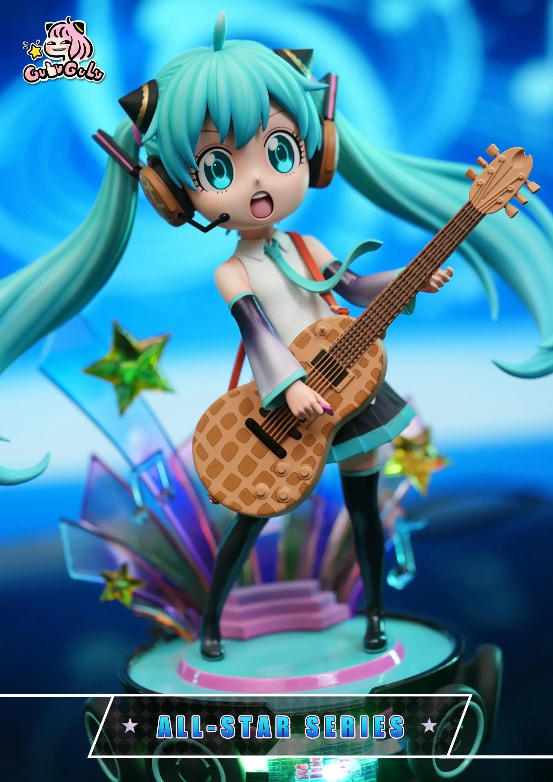 GULUGULU Studio - Spy x Family Anya Forger Cosplaying Hatsune Miku Guitar Girl