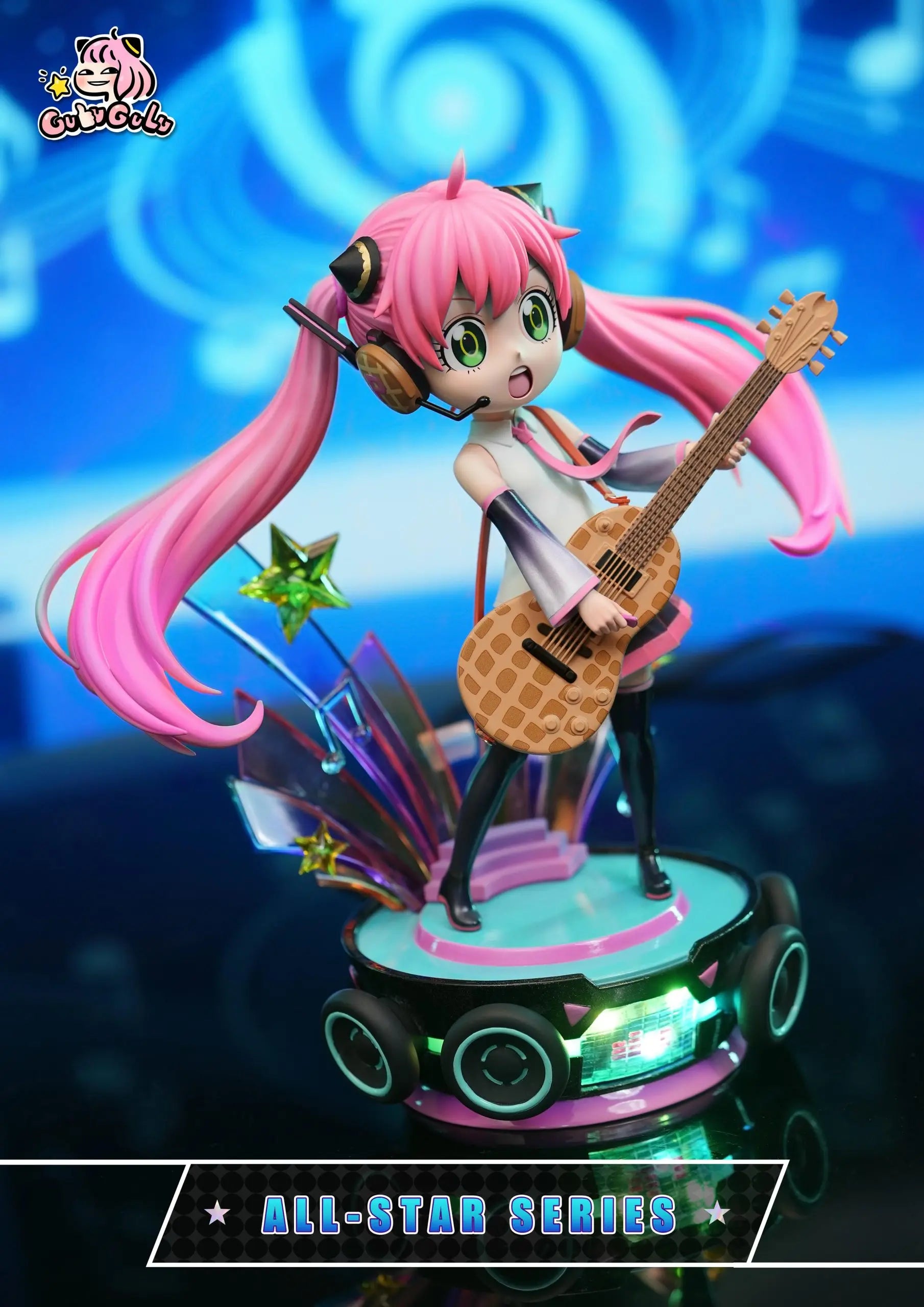GULUGULU Studio - Spy x Family Anya Forger Cosplaying Hatsune Miku Guitar Girl