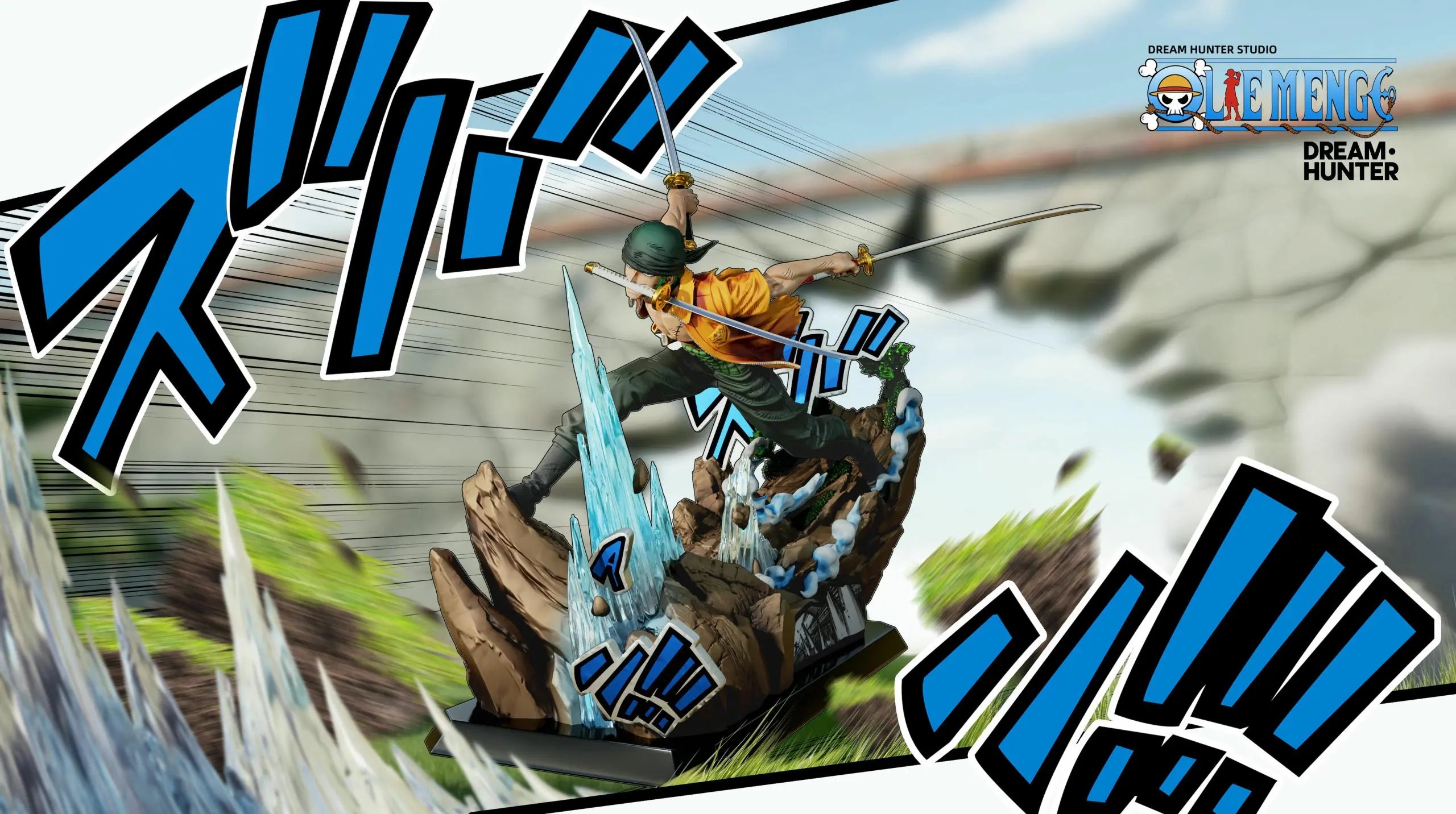 DREAM HUNTER Studio - One Piece Death Match Series 002 003 Roronoa Zoro & Sanji