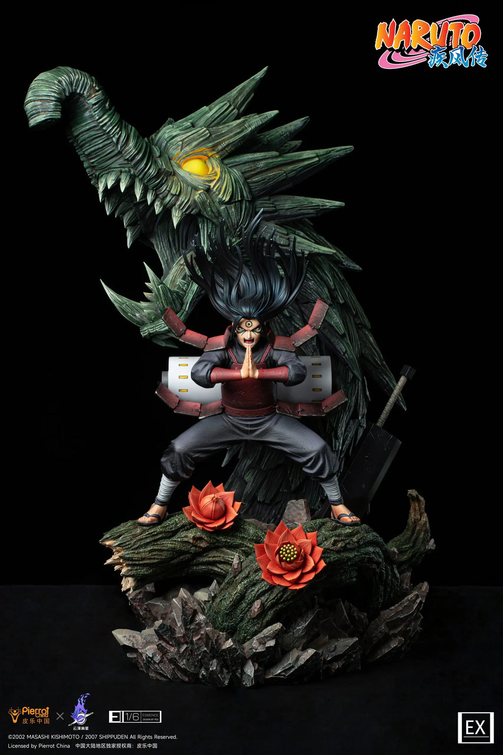 Pickstar Studio - Naruto Officially Licensed Senju Hashirama 1/6 Statue& Uchiha Madara 1/6 Statue (Licensed)