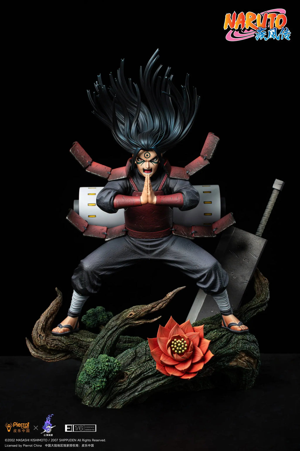 Pickstar Studio - Naruto Officially Licensed Senju Hashirama 1/6 Statue& Uchiha Madara 1/6 Statue (Licensed)