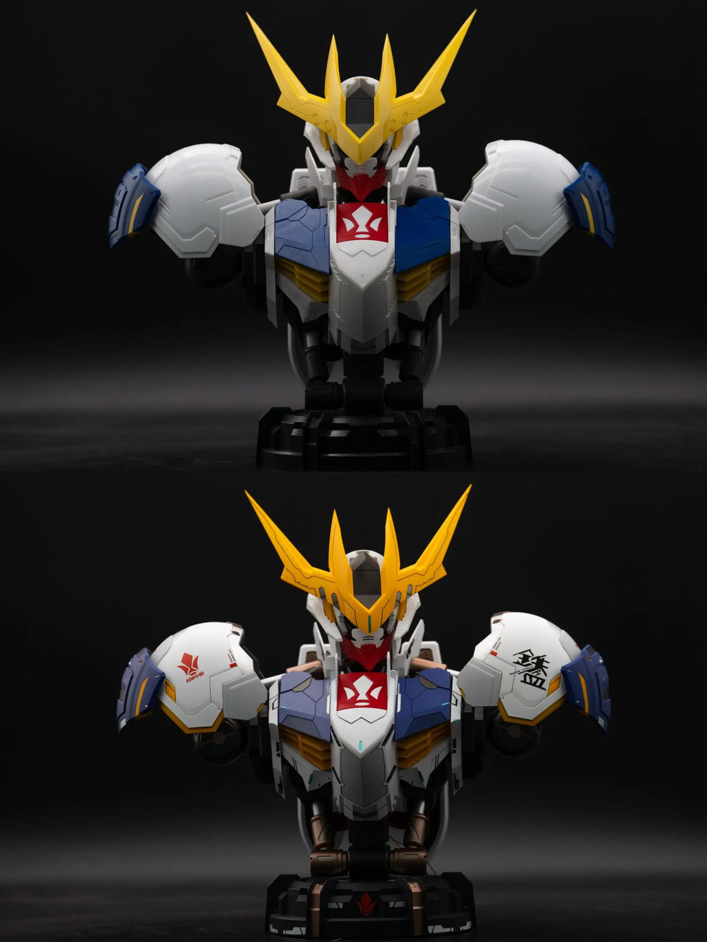 HH Mo Xing Gong Fang Studio - Gundam Battle 1/30 ASW-G-08 Gundam Barbatos Lupus Rex Bust Assembly ModelPainted Finished