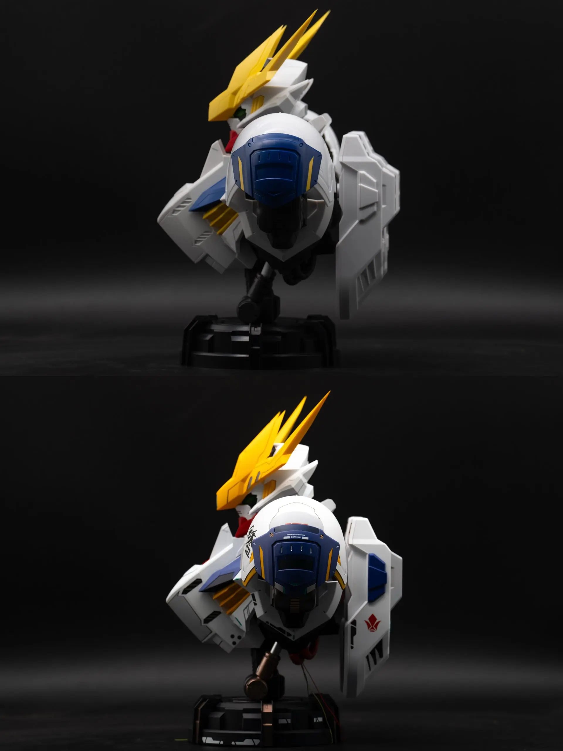 HH Mo Xing Gong Fang Studio - Gundam Battle 1/30 ASW-G-08 Gundam Barbatos Lupus Rex Bust Assembly ModelPainted Finished
