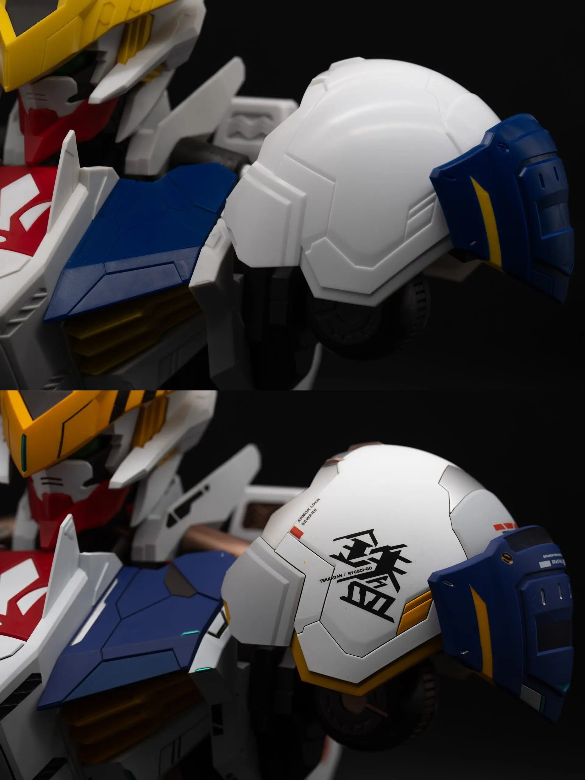 HH Mo Xing Gong Fang Studio - Gundam Battle 1/30 ASW-G-08 Gundam Barbatos Lupus Rex Bust Assembly ModelPainted Finished