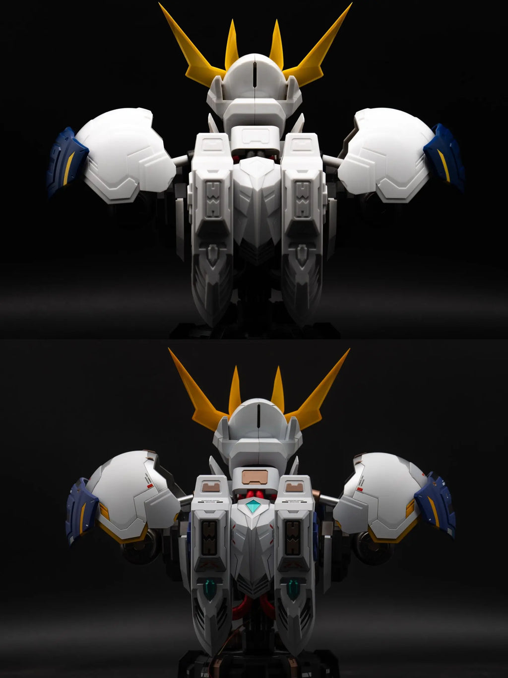 HH Mo Xing Gong Fang Studio - Gundam Battle 1/30 ASW-G-08 Gundam Barbatos Lupus Rex Bust Assembly ModelPainted Finished