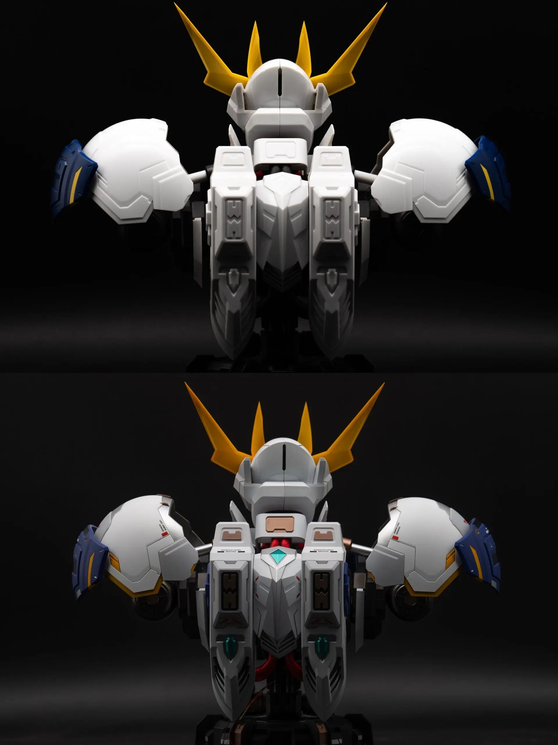 HH Mo Xing Gong Fang Studio - Gundam Battle 1/30 ASW-G-08 Gundam Barbatos Lupus Rex Bust Assembly ModelPainted Finished