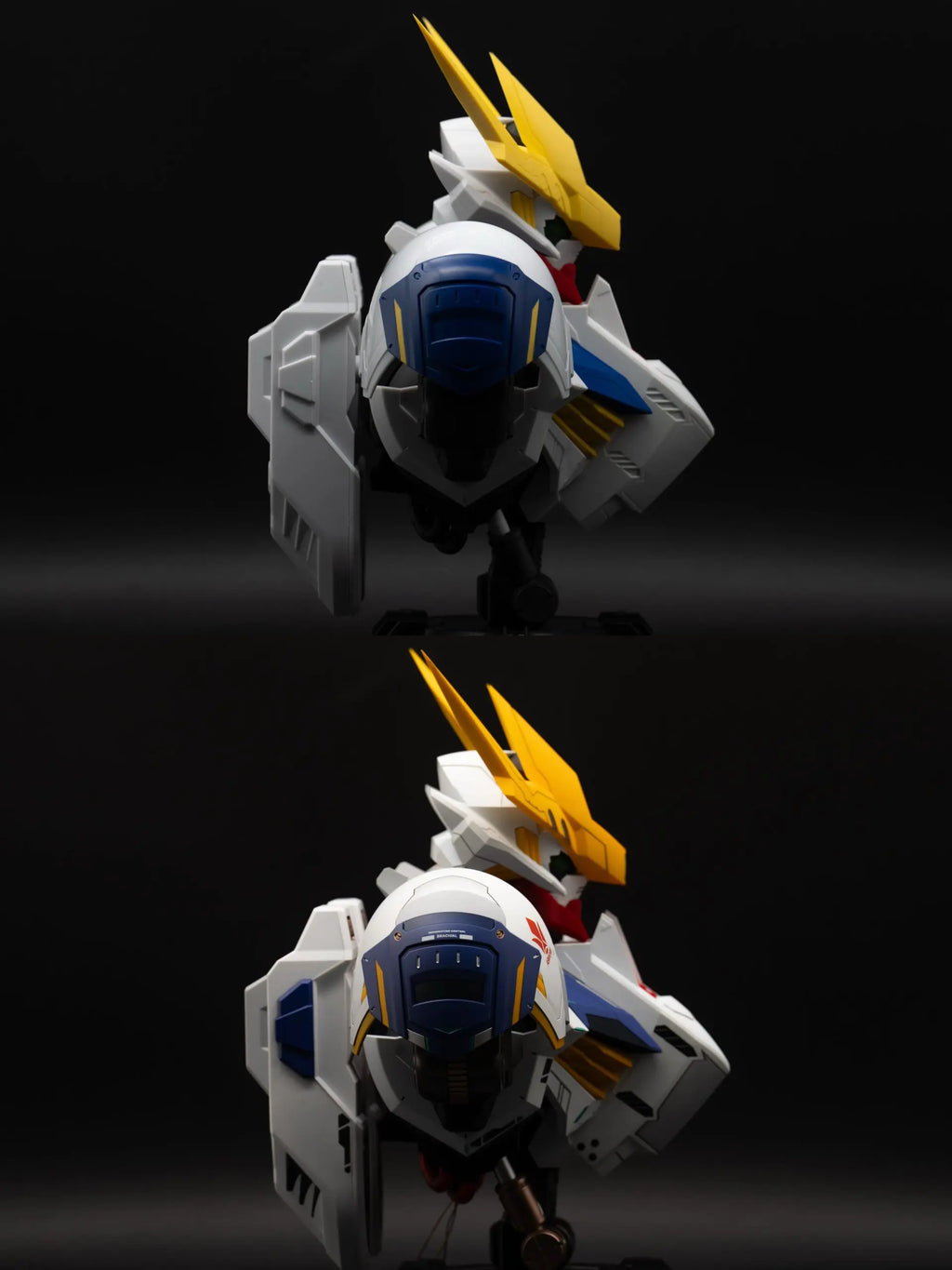 HH Mo Xing Gong Fang Studio - Gundam Battle 1/30 ASW-G-08 Gundam Barbatos Lupus Rex Bust Assembly ModelPainted Finished