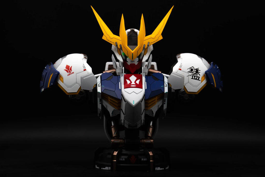 HH Mo Xing Gong Fang Studio - Gundam Battle 1/30 ASW-G-08 Gundam Barbatos Lupus Rex Bust Assembly ModelPainted Finished