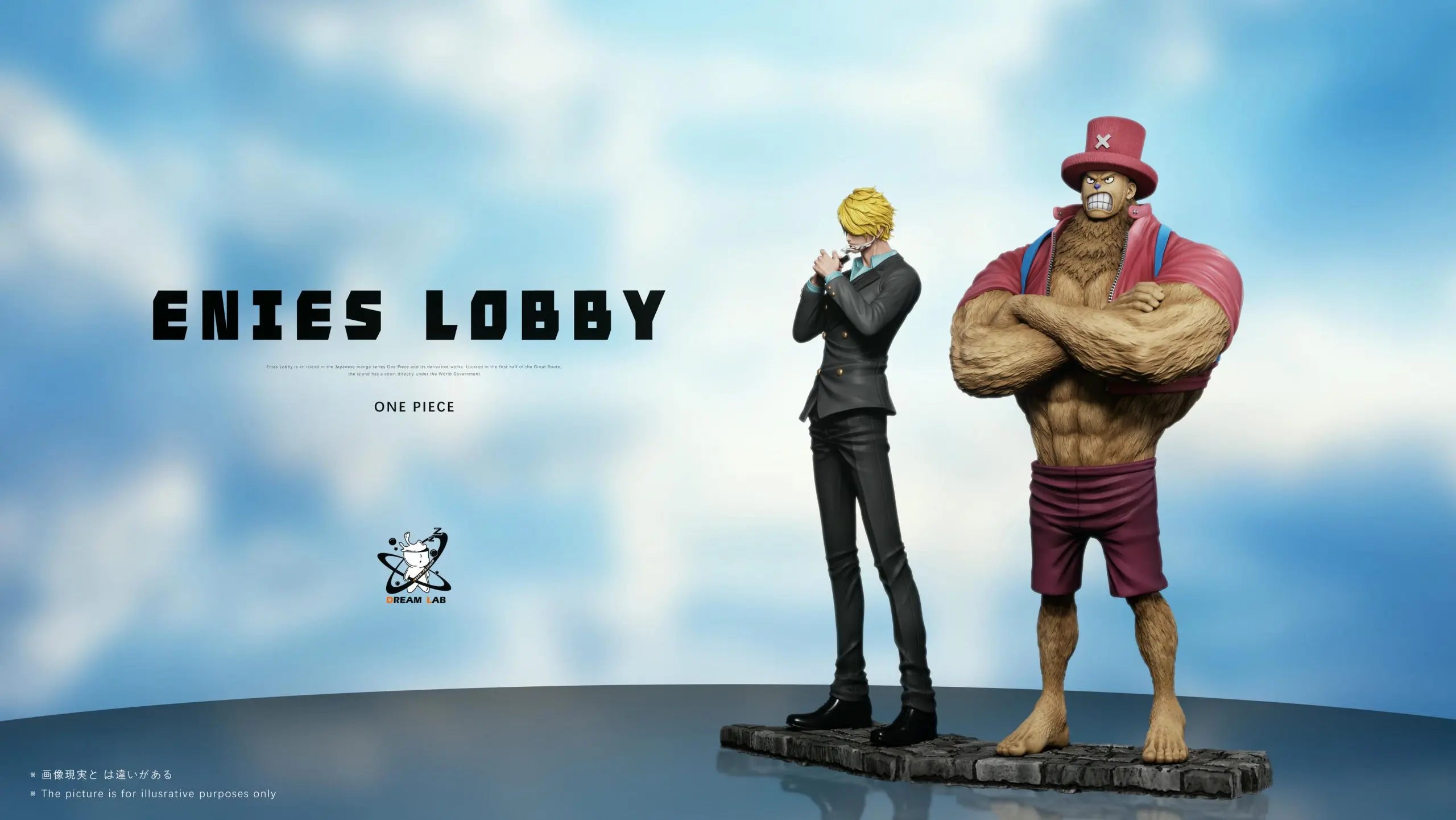 Dream Lab Studio - One Piece Enies Lobby Arc #2 Chopper & #3 Sanji