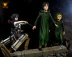 Model Power Studio - Attack On Titan The Basement Trio Mikasa & Armin & Eren