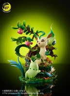 MoonShadow Studio - Pokémon Nature Series Leafeon & Celebi & Chikorita & Shroomish & Cherubi Natural Scene
