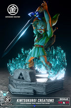 KINTSUKUROI CREATIONS Studio - The Legend of Zelda YOUNG LINK PULLING MASTER SWORD