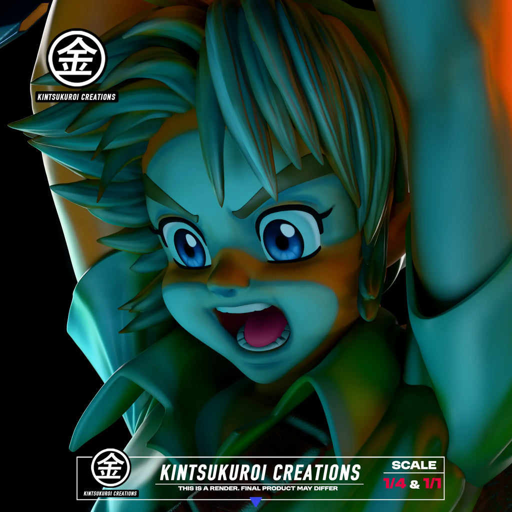 KINTSUKUROI CREATIONS Studio - The Legend of Zelda YOUNG LINK PULLING MASTER SWORD