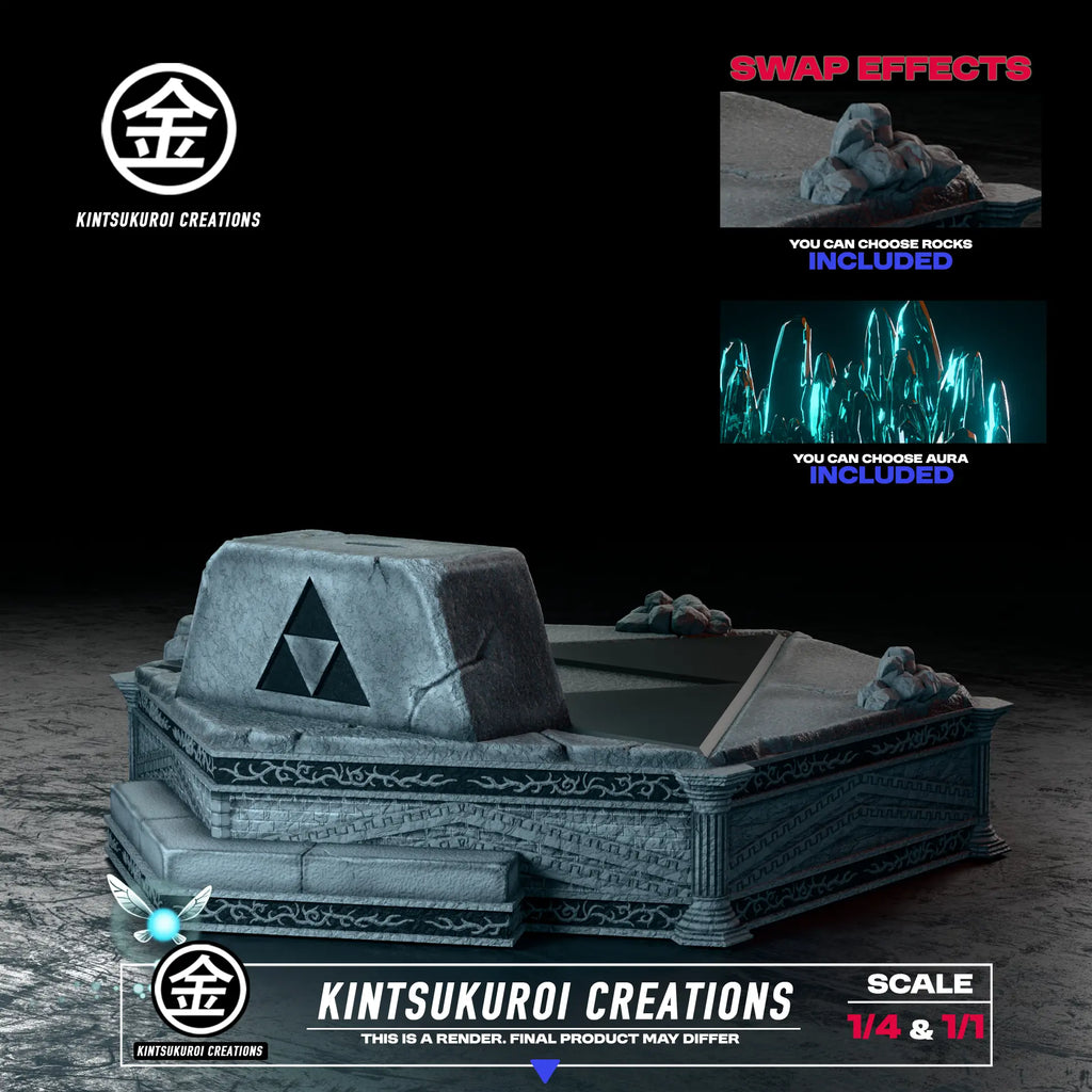 KINTSUKUROI CREATIONS Studio - The Legend of Zelda YOUNG LINK PULLING MASTER SWORD