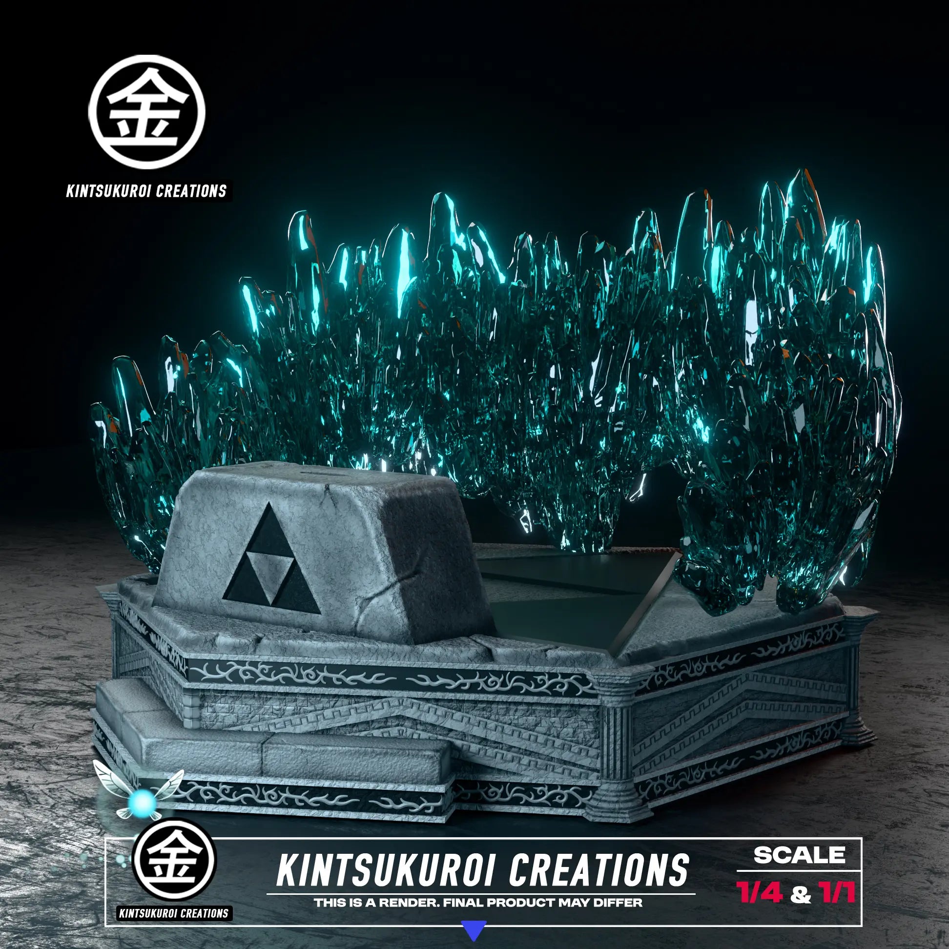 KINTSUKUROI CREATIONS Studio - The Legend of Zelda YOUNG LINK PULLING MASTER SWORD