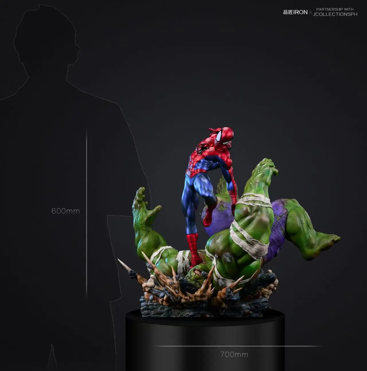 RON Studio - Marvel MQ065 Spider Man vs Hulk
