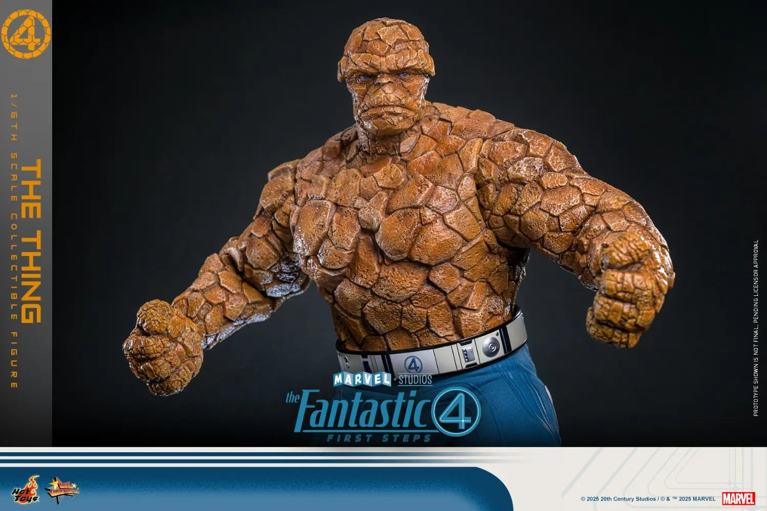 Hottoys - The Fantastic Four: First Steps Galactus Jumbo Sofvi Figure & The Thing 1/6th scale Collectible Figure SMS001J MMS813 (Licensed)