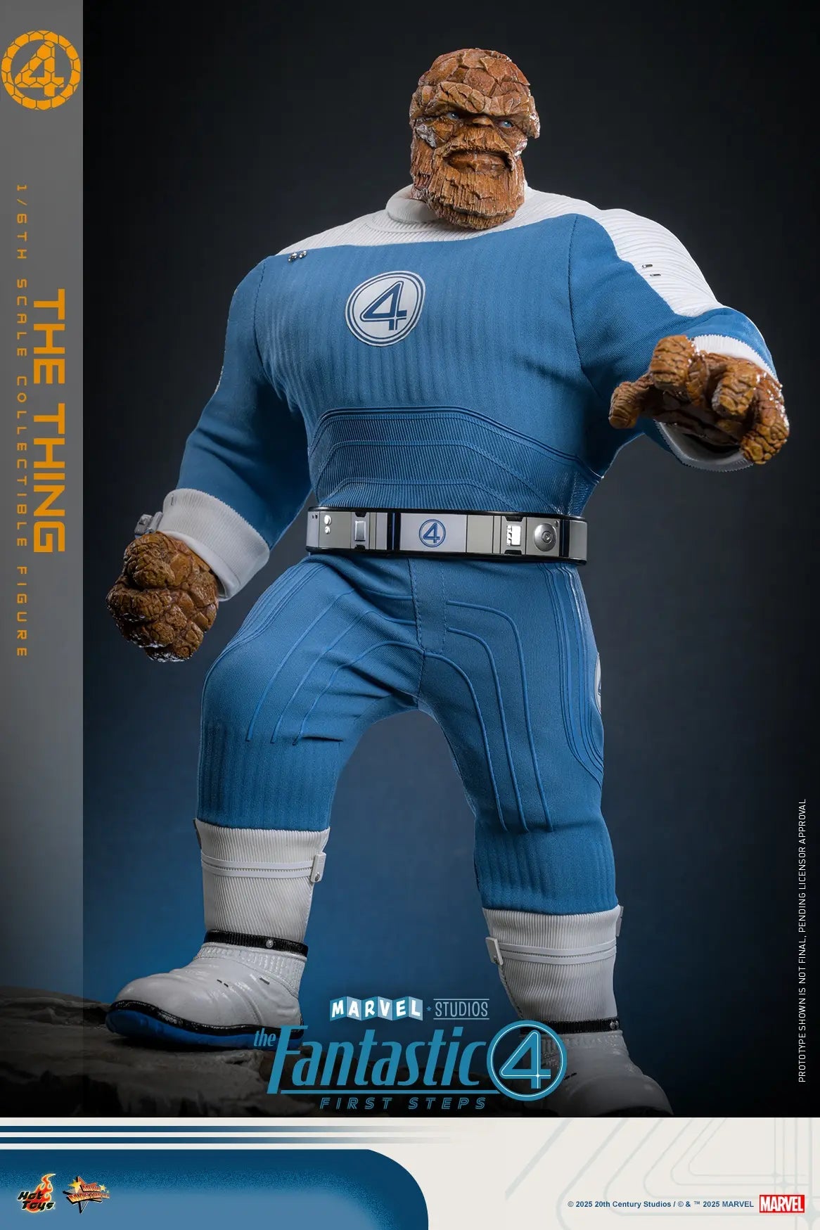 Hottoys - The Fantastic Four: First Steps Galactus Jumbo Sofvi Figure & The Thing 1/6th scale Collectible Figure SMS001J MMS813 (Licensed)