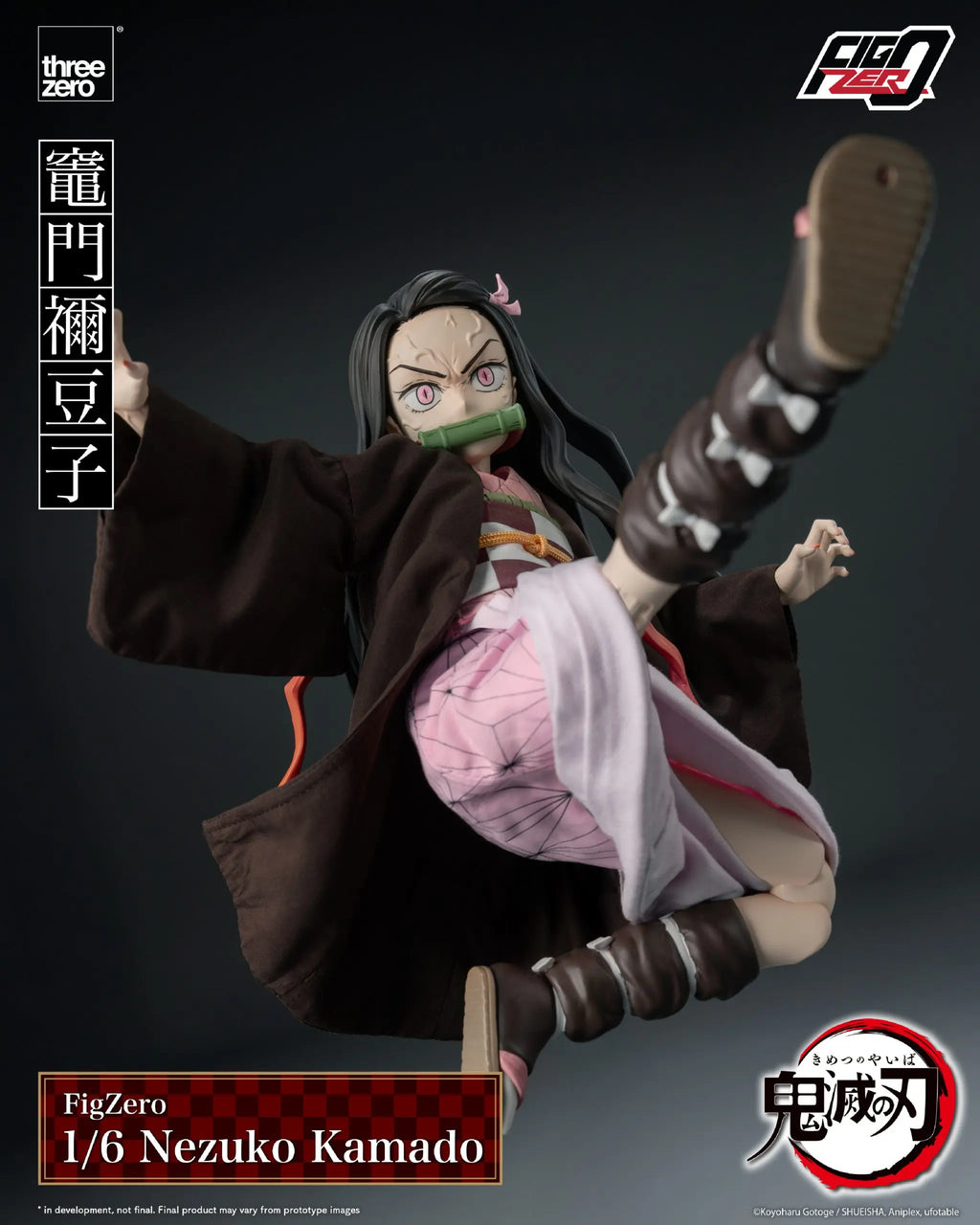 Threezero - Demon Slayer: Kimetsu no Yaiba FigZero 1/6 Nezuko Kamado 3Z06680W0 (Licensed)