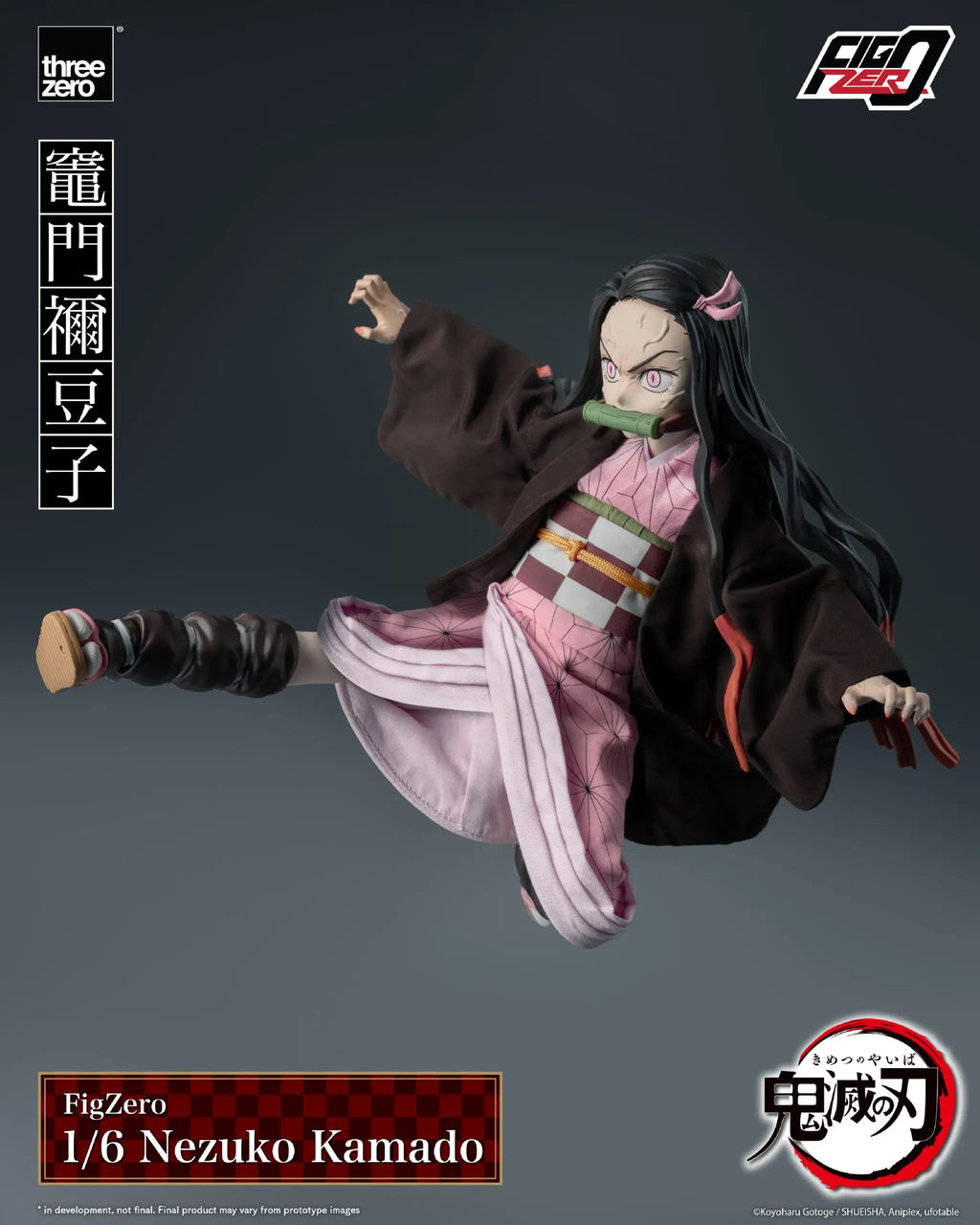Threezero - Demon Slayer: Kimetsu no Yaiba FigZero 1/6 Nezuko Kamado 3Z06680W0 (Licensed)