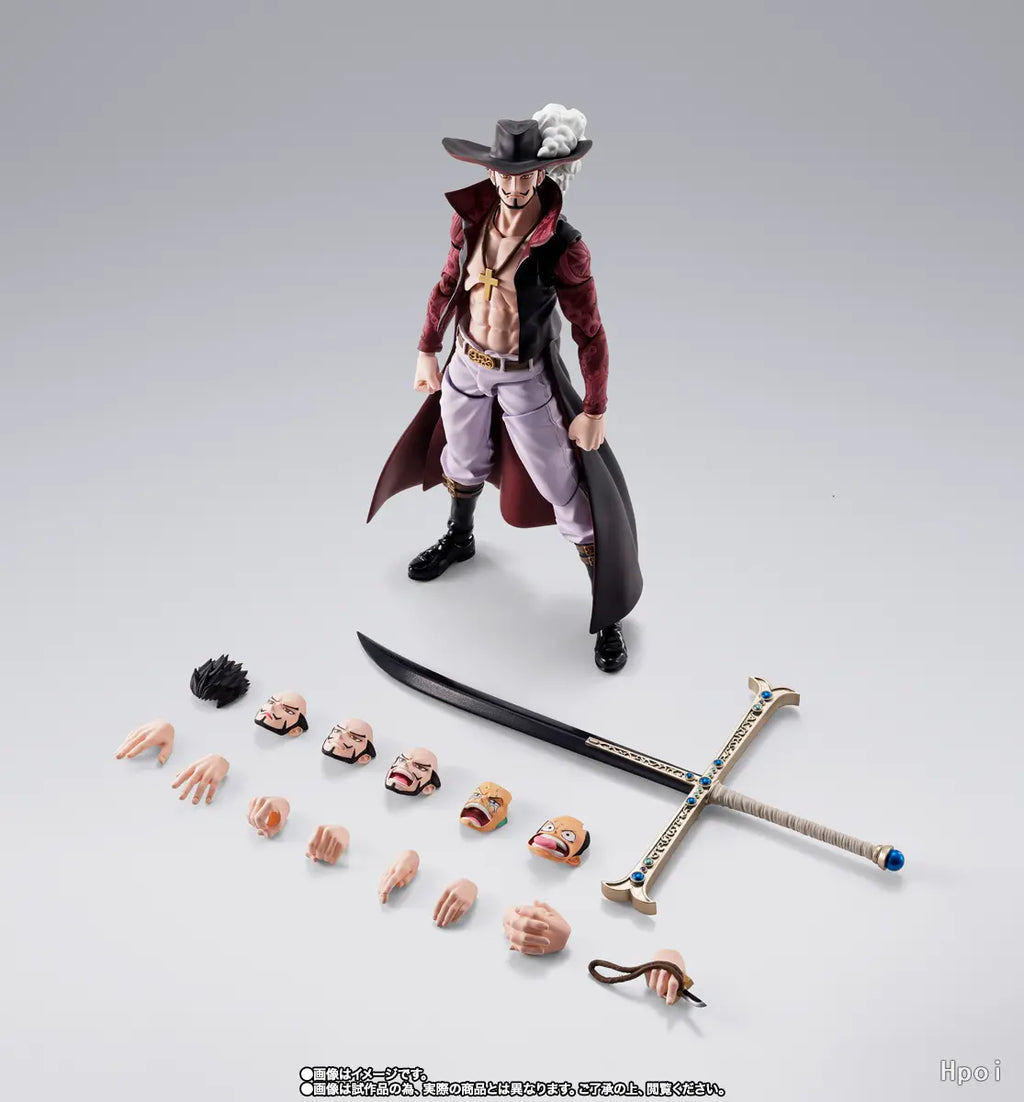BANDAI - One Piece S.H.Figuarts Dracule Mihawk Hawkeye (Licensed)