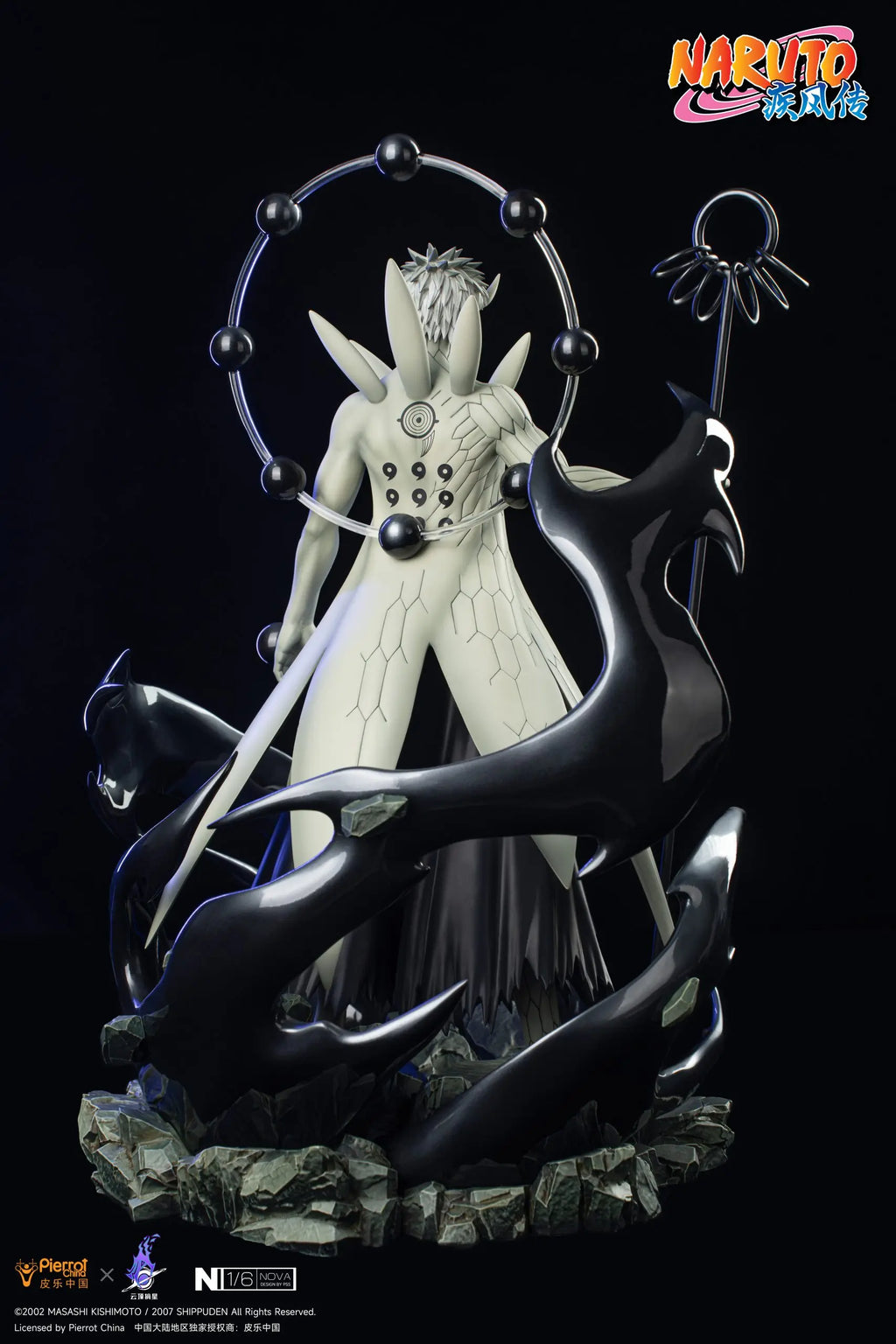 Pickstar Studio - Naruto Officially Licensed Uchiha Madara 1/6 Statue & Uchiha Obito 1/6 Statue (Licensed)