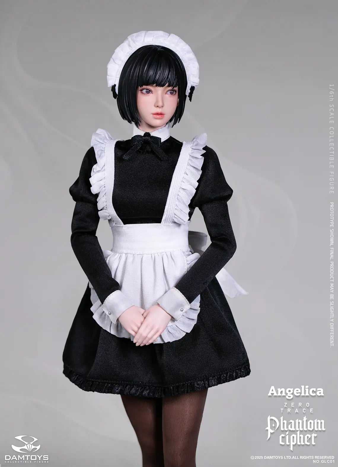 DAMTOYS - 1/6th scale PHANTOM CIPHER: ZERO TRACE ANGELICA Original Story Collectible Figure GLC01 (Licensed)