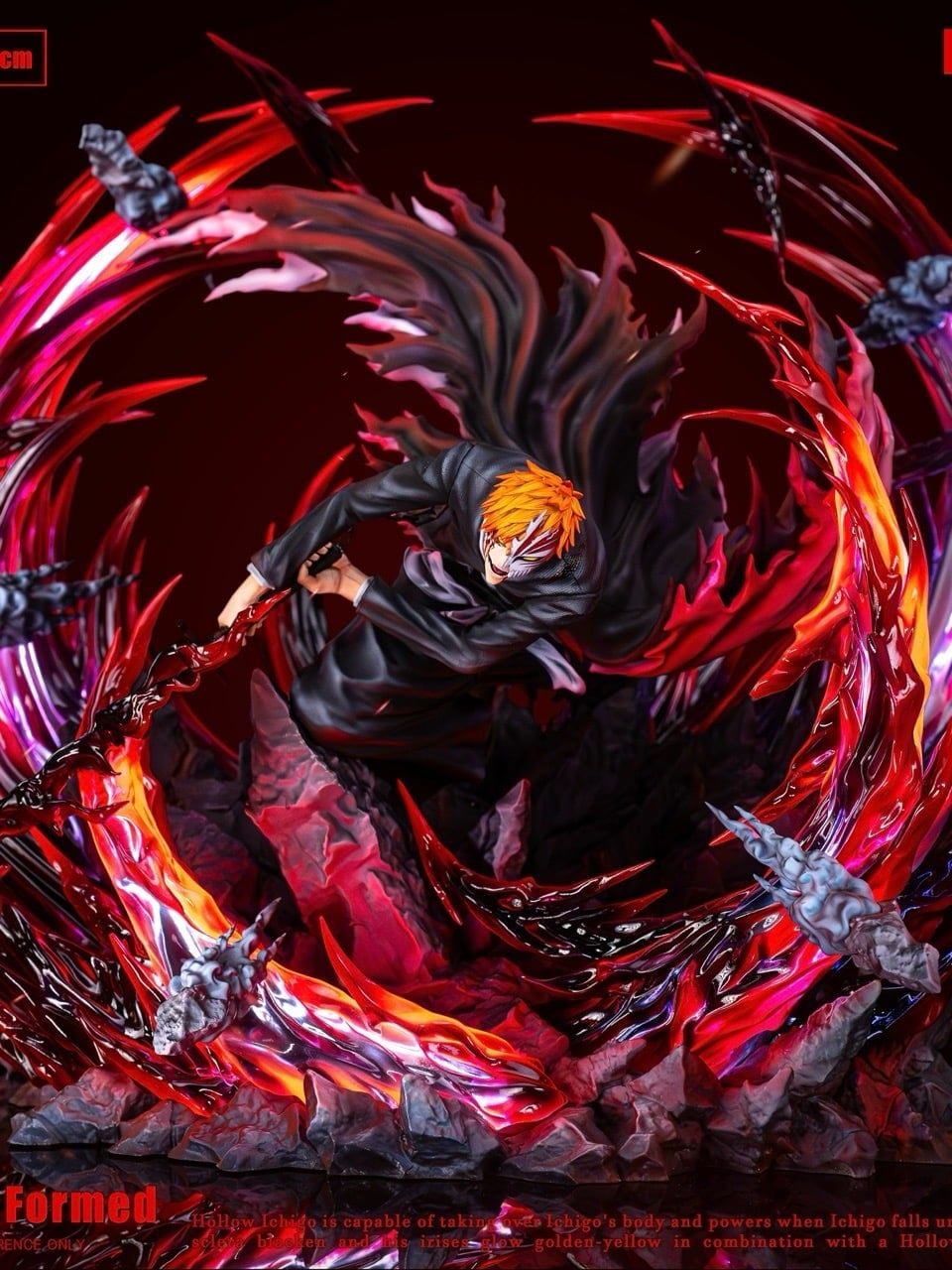Kurosaki Ichigo Hollow Mask Bleach figura resina