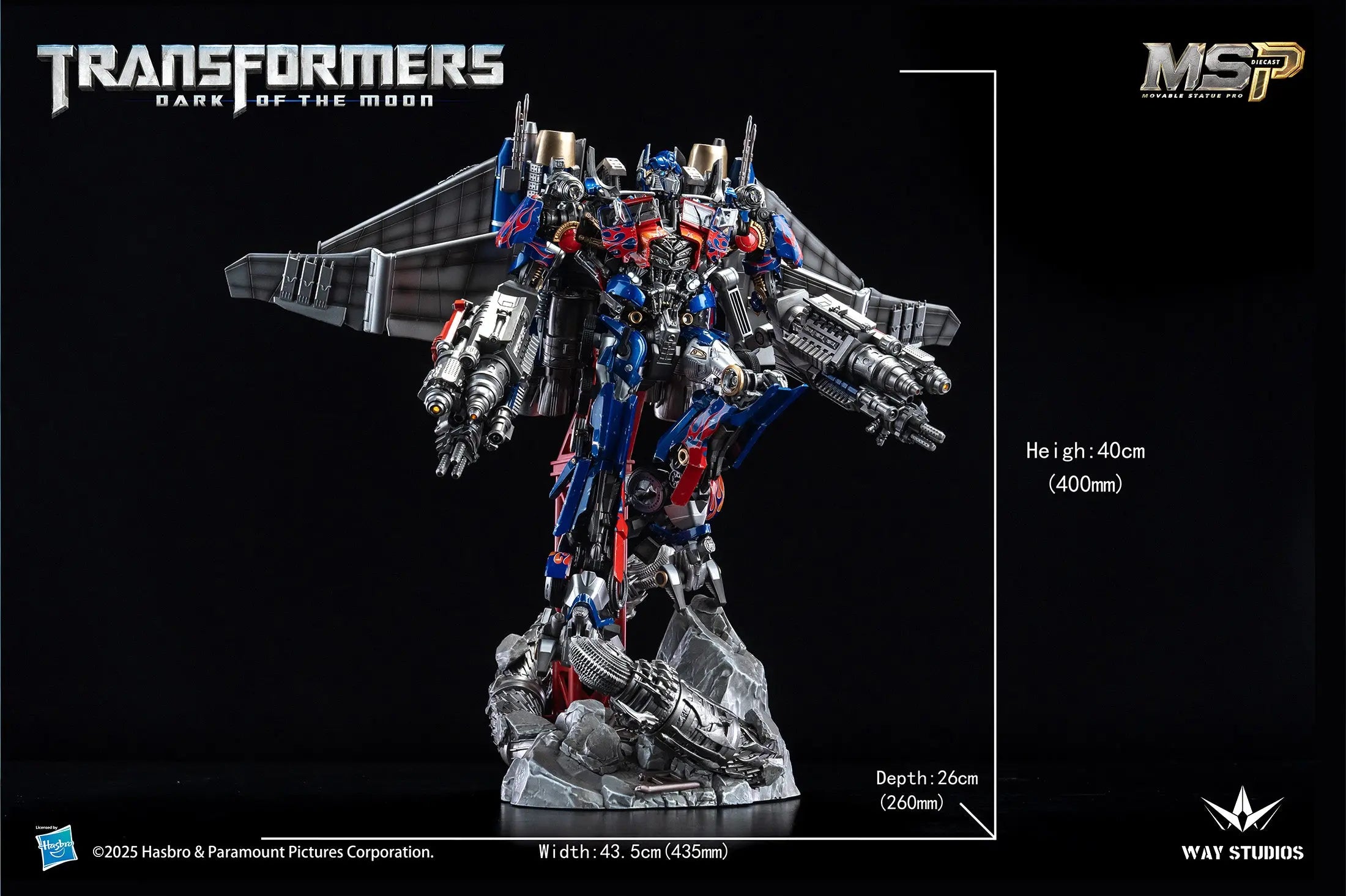 WAY Studio - Transformers: Dark of the Moon MSP Series Optimus Prime (Licensed)