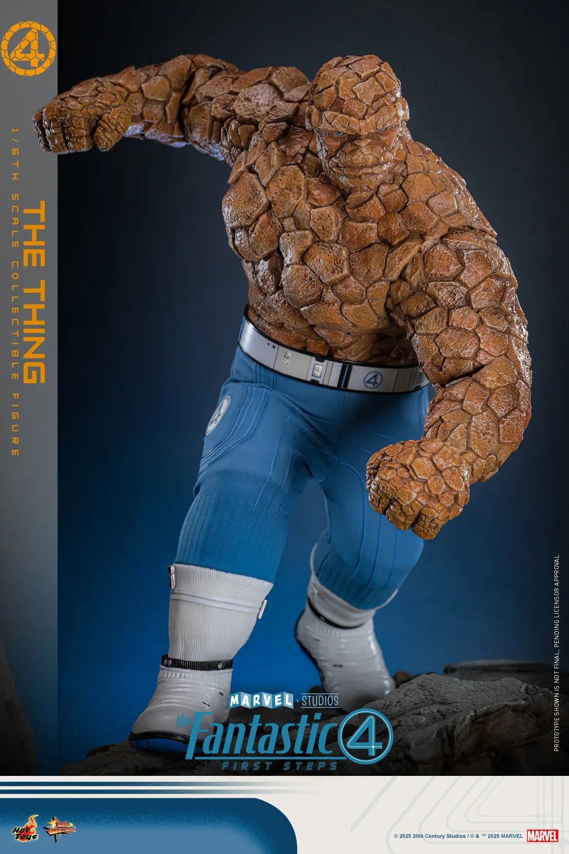 Hottoys - The Fantastic Four: First Steps Galactus Jumbo Sofvi Figure & The Thing 1/6th scale Collectible Figure SMS001J MMS813 (Licensed)