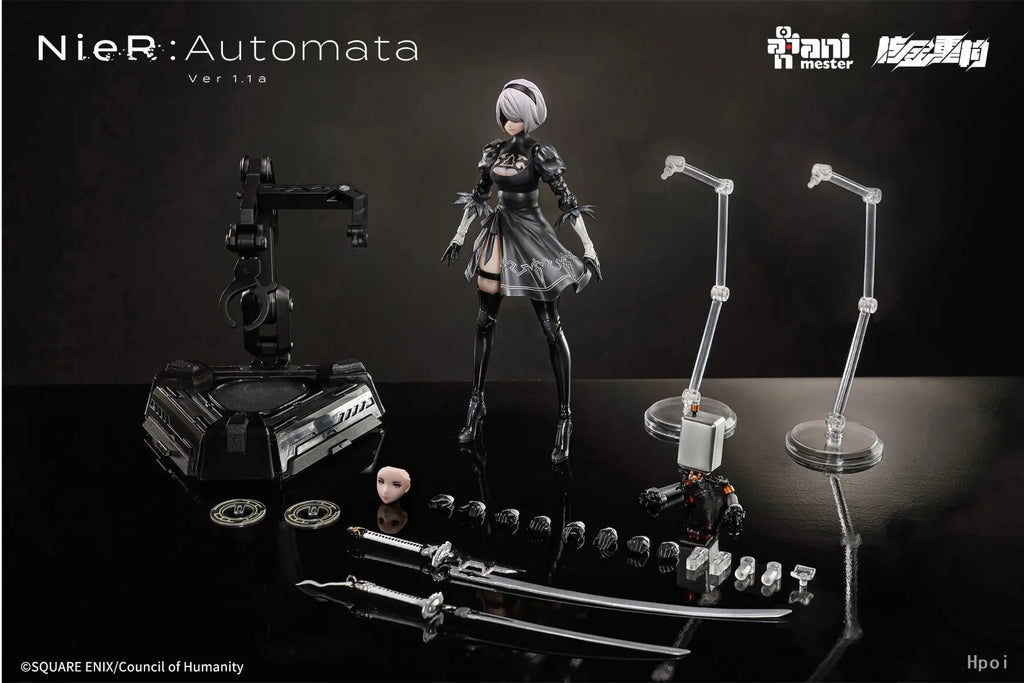 AniMester X Nuclear Gold Reconstruction - YoRHa No.2 Type B - 1/9 Scale Action Figure (Licensed)
