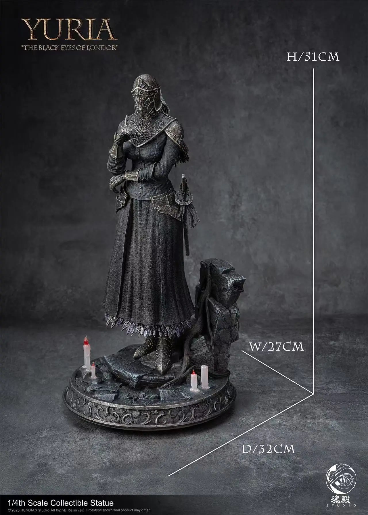 HunDian Studio - Dark Souls Series: Yuria of Londo
