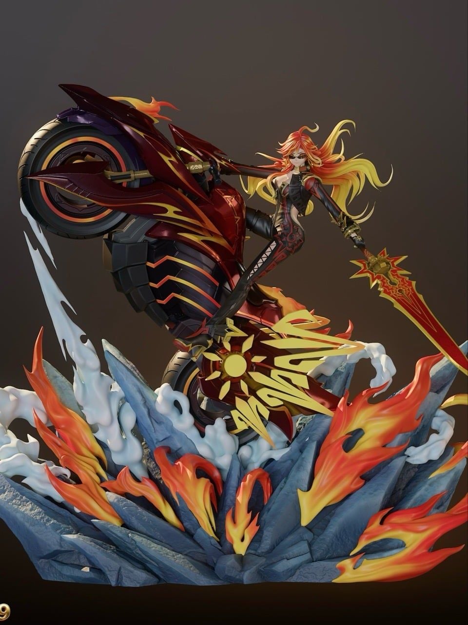 SEAGULL Studio - Scene Statue #01 Mavuika Genshin Impact