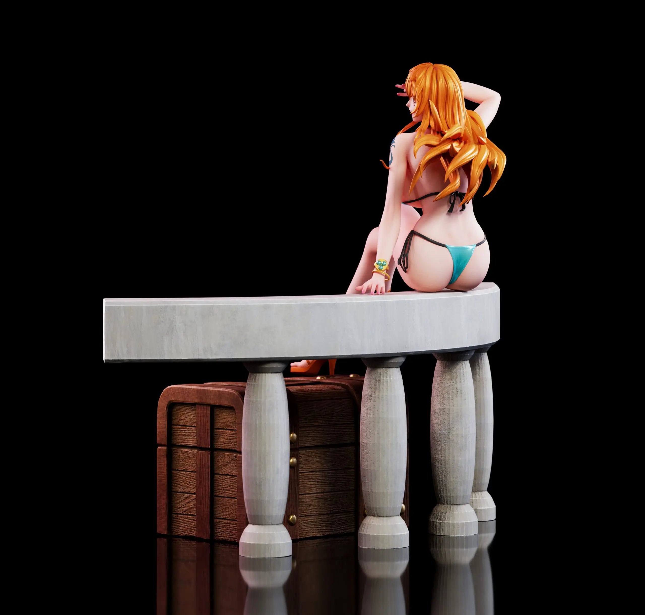 Aetheria Studio - One Piece 02 Sitting Nami