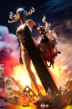 QuietArt Studio & Hera Studio - Chainsaw Man Bomb Demon Bom & Reze & Kiss Busts