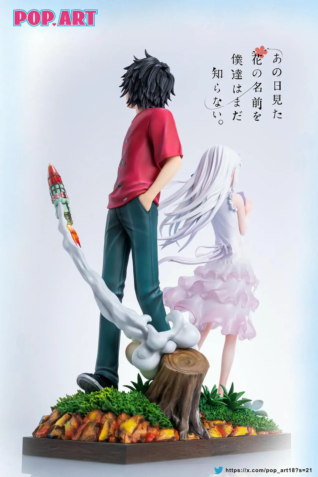 POP.ART Studio - Anohana: The Flower We Saw That Day Menma & Jintan