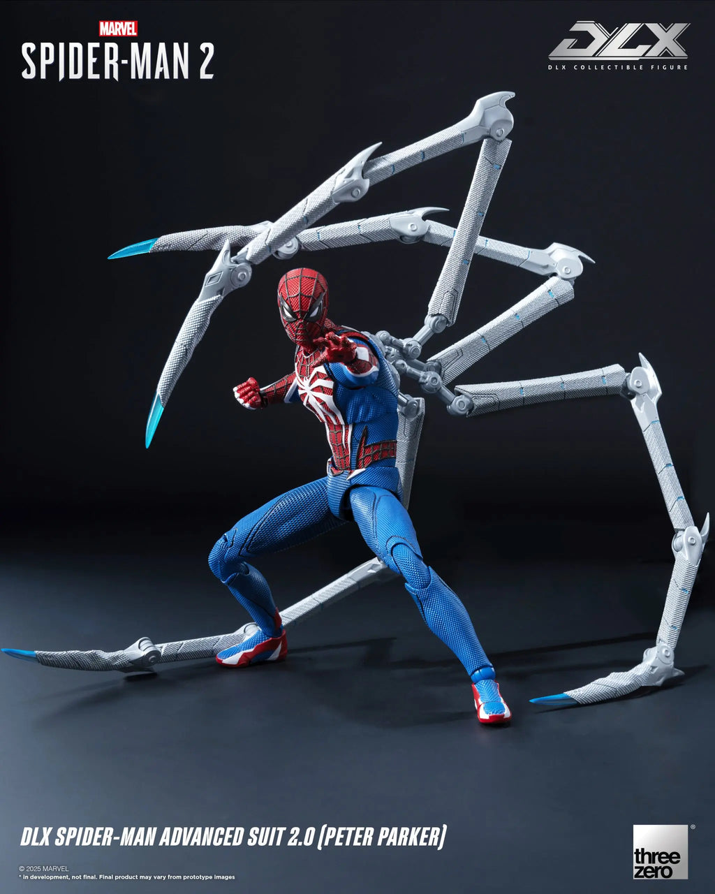 Threezero - Marvel’s Spider-Man 2 DLX Spider-Man Advanced Suit 2.0 (Peter Parker) (Licensed)