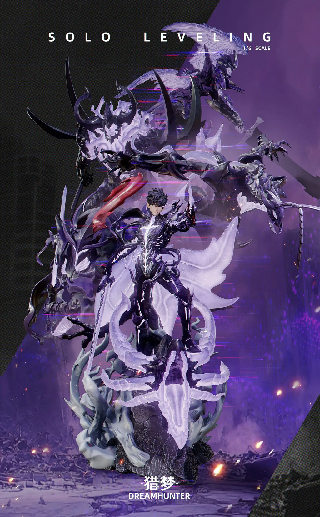 DREAM HUNTER Studio - Solo Leveling Statue Series Sung Jin-Woo & Bellion & Igris & Beru & Iron