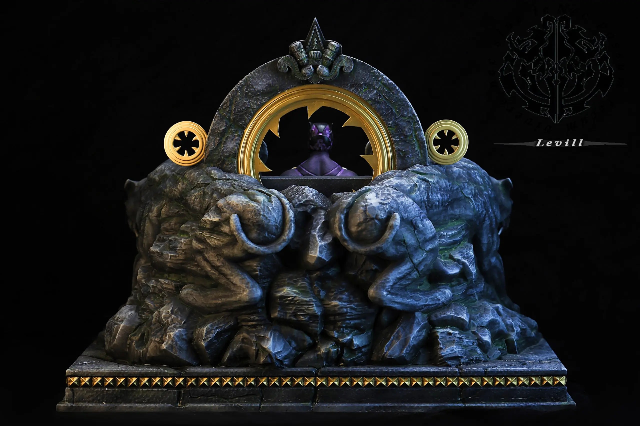 Levill studio - Black Panther on Throne