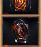 HEX Collectibles - Blizzard Official Licensed peripheral Hearthstone Deathwing card art statue HEXFRAME05 (Licensed)